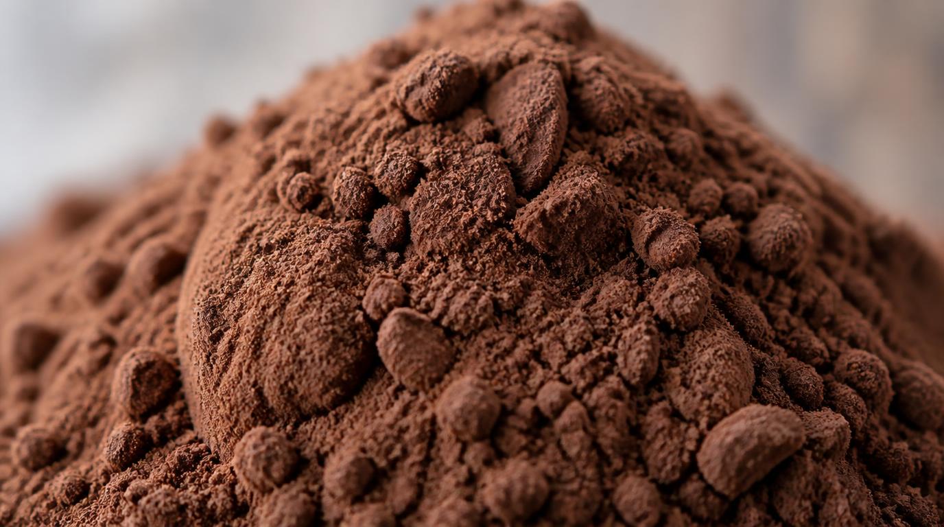 Powder stage of the DarkCharm cacao journey